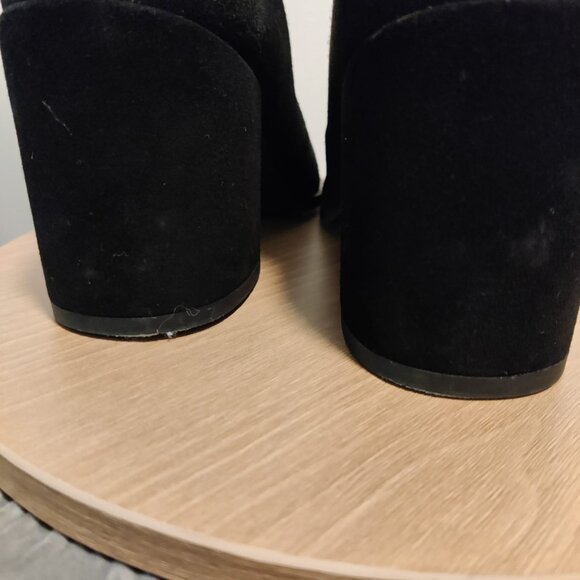 Stuart Weitzman TIELAND Black Suede Boots - Picture 3 of 7